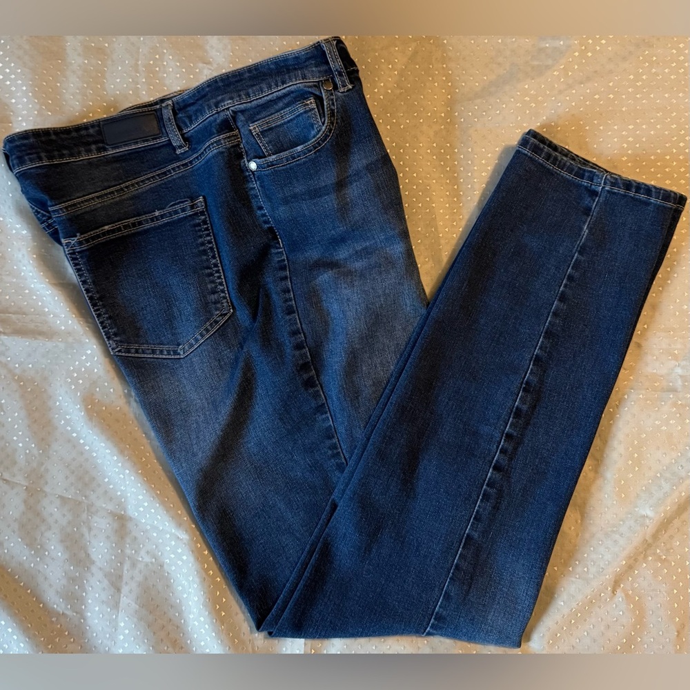 Buffalo Womens 14/34 Mid Rise Skinny Blue 1048427 Denim Jeans David Bitton